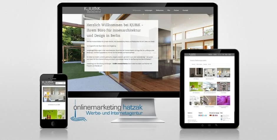 Referenz Kosmetik-Institut Berlin (Inhaberin Frau Porath) Referenzprojekt Kosmetik-Institut Berlin (Inhaberin Frau Porath) der HATZAK Onlinemarketing Agentur, Ansicht 2