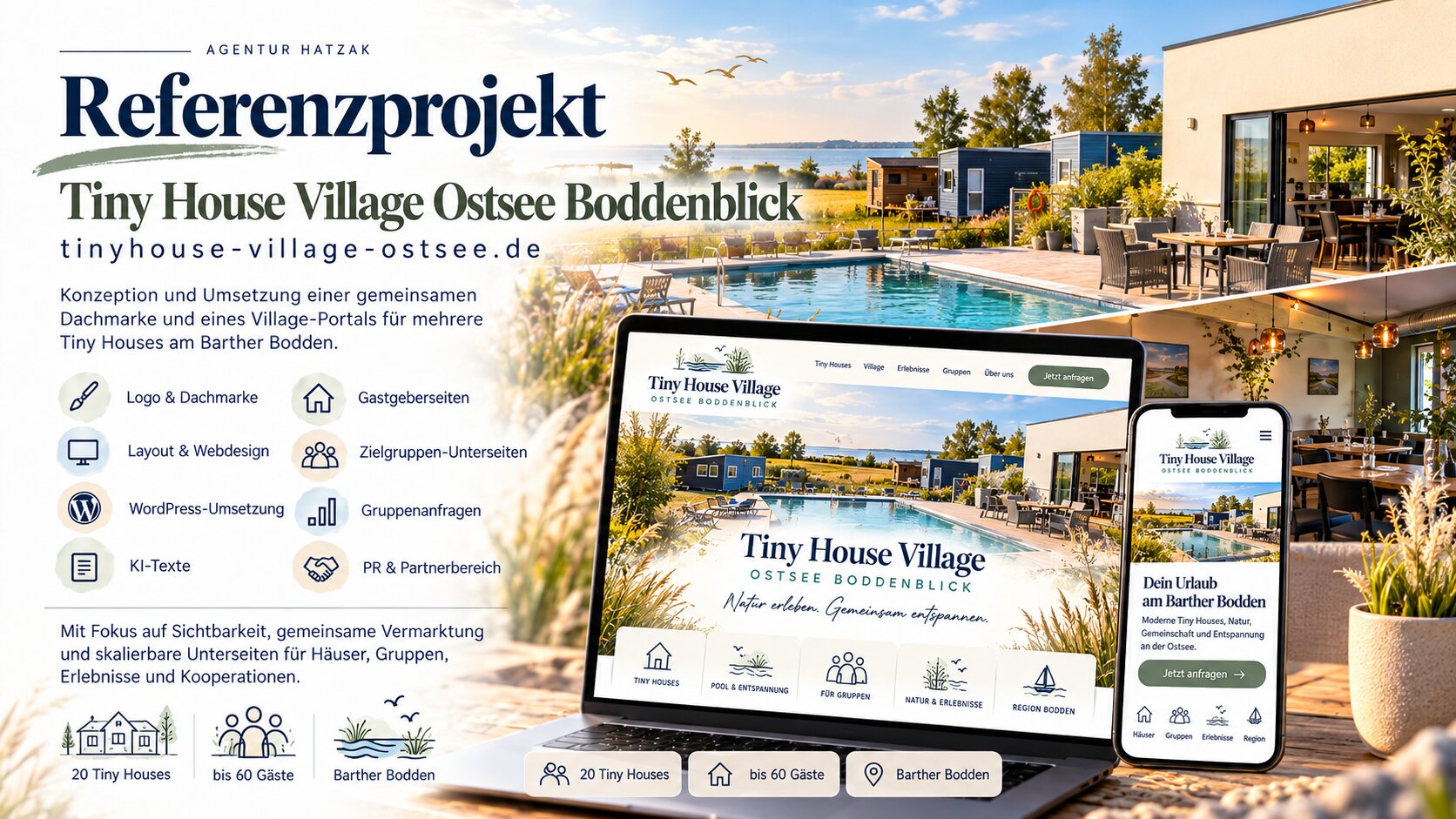 referenzprojekt tinyhousevillage ostsee webseite