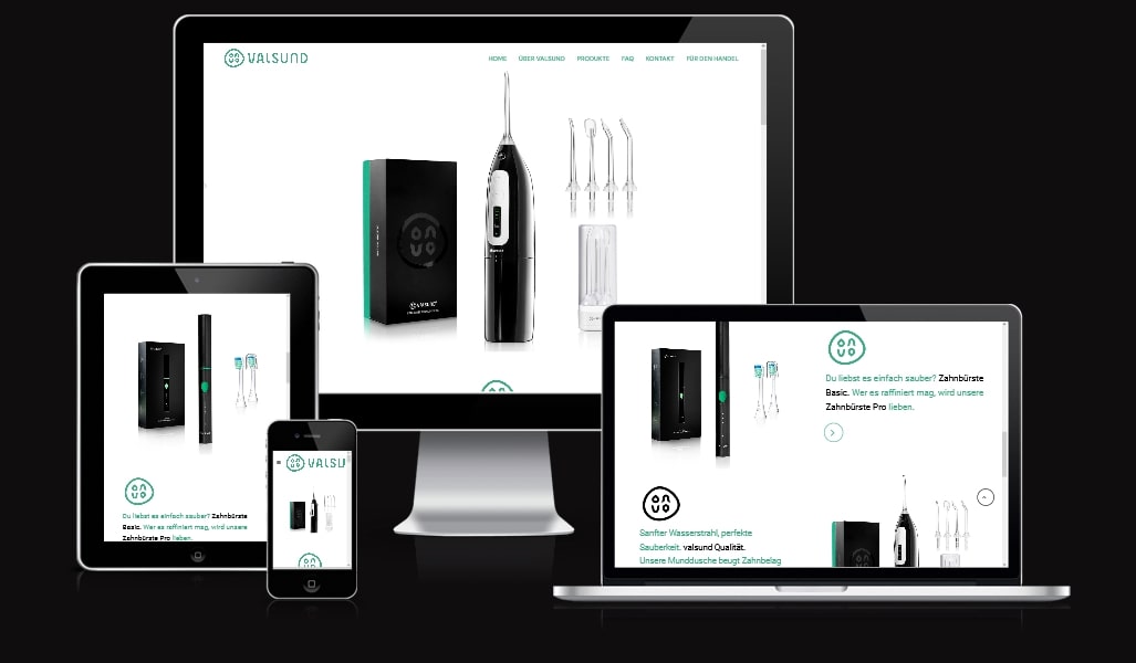 valsund mundhygiene wordpress webdesign